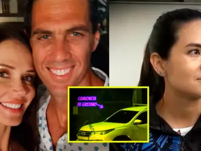 Gustavo Salcedo fue visto entrando a edificio de Mar�a P�a pese a viaje con Maju