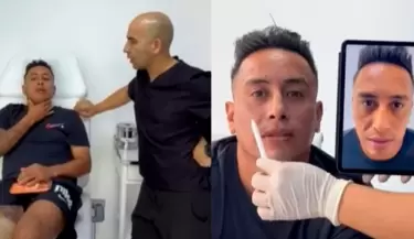 Christian Cueva sorprendi� con nuevo tratamiento est�tico.