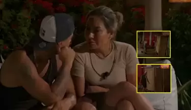 Pamela L�pez y Paul Michael generan pol�mica en La Granja VIP: ingresan al mismo ba�o y desatan rumores.