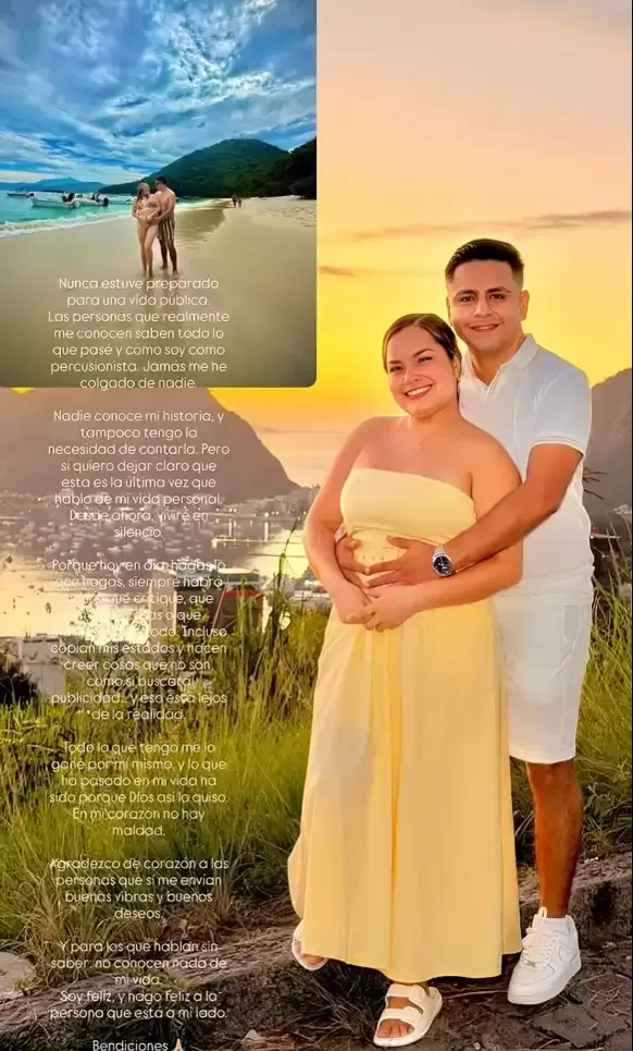 Jhon Pe�a, m�sico de Coraz�n Serrano, habl� de su relaci�n con Lesly �guila.