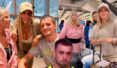 Alejandra Baigorria viaja al extranjero con su familia sin Said Palao y crecen las dudas.