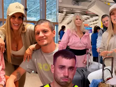 Alejandra Baigorria viaja al extranjero con su familia sin Said Palao y crecen las dudas.