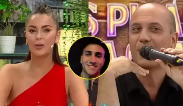 Laura Spoya se inc�moda tras ser encarada por 'Metiche' sobre Sebasti�n G�lvez.