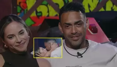 Diego Ch�varri se conmueve en 'La Granja VIP' al ver a su novia.