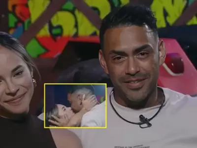 Diego Ch�varri se conmueve en 'La Granja VIP' al ver a su novia.