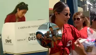 Participantes de 'La Granja VIP' salieron a cumplir con su deber ciudadano.