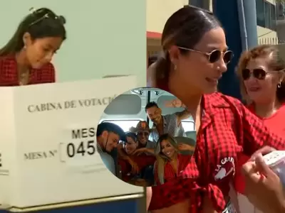 Participantes de 'La Granja VIP' salieron a cumplir con su deber ciudadano.