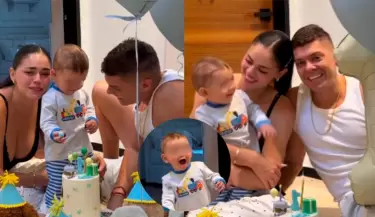 Ignacio Balad�n y Natalia Segura celebraron el primer a�o de Lucca.