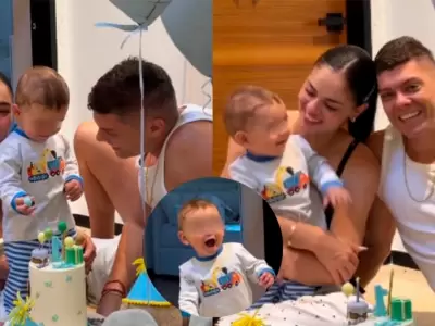 Ignacio Balad�n y Natalia Segura celebraron el primer a�o de Lucca.