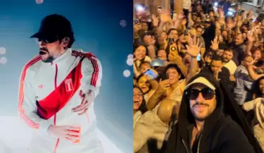 Bad Bunny record� su paso por Per�.