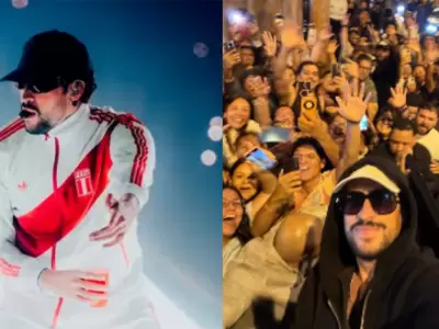 Bad Bunny record� su paso por Per�.