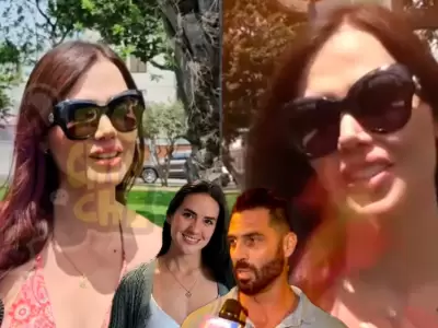 Maju Mantilla llora frente a c�maras tras confirmarse v�nculo de su esposo.