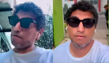 Tonino comparti� momento inc�modo en jornada electoral.