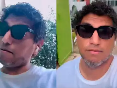 Tonino comparti� momento inc�modo en jornada electoral.