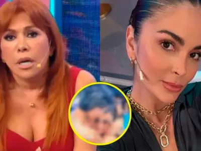 Magaly Medina critic� la actitud de Laura Spoya ante la prensa.