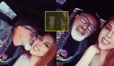 Carlos Alc�ntara vuelve a ser captado con misteriosa joven con qui�n habr�a pasado la noche.