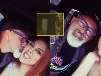 Carlos Alc�ntara vuelve a ser captado con misteriosa joven con qui�n habr�a pasado la noche.