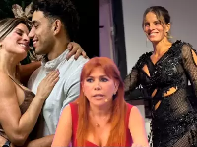 Said Palao impacta al decirle "mi amor" a Alejandra Baigorria y Magaly Medina comenta relaci�n.