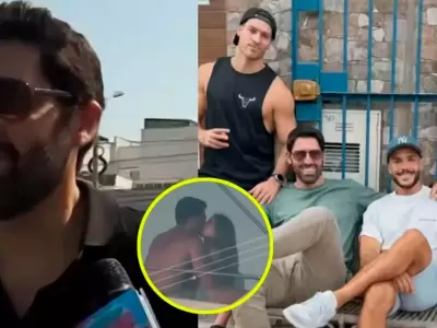 Francho Sierralta fue ampayado junto a los chicos reality en Argentina.