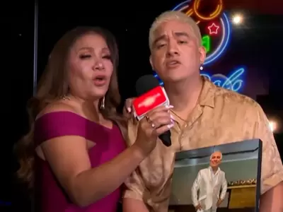 Marisol emociona al cantar con el hijo de Manolo Rojas.