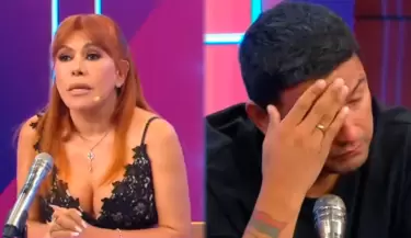 Reimond Manco se quiebra en vivo tras duras palabras de Magaly Medina.