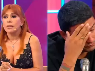 Reimond Manco se quiebra en vivo tras duras palabras de Magaly Medina.