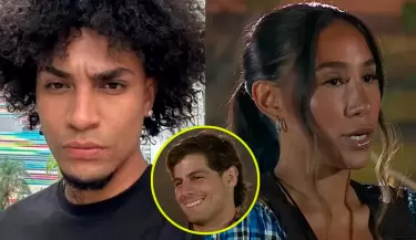 Youna se molest� por el acercamiento de Samahara Lobat�n y Renato Rossini Jr.