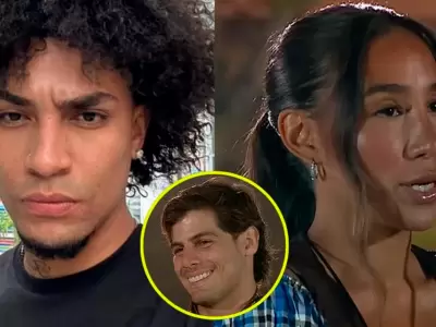 Youna se molest� por el acercamiento de Samahara Lobat�n y Renato Rossini Jr.