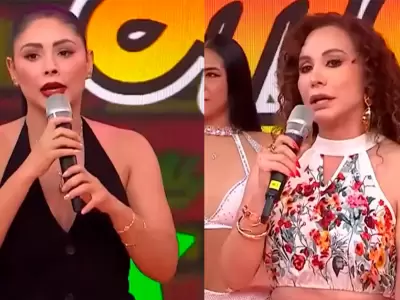 Pamela Franco y Janet Barbazo tuvieron un fuerte cruce en 'Am�rica Hoy'.