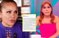 Marisol env�a carta notarial a Magaly por insultos discriminatorios: "Que pida disculpas p�blicas"