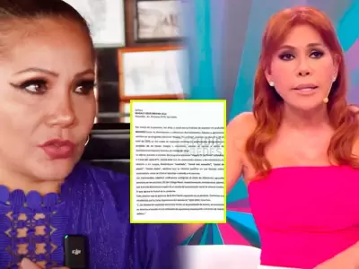 Marisol env�a carta notarial a Magaly por insultos discriminatorios