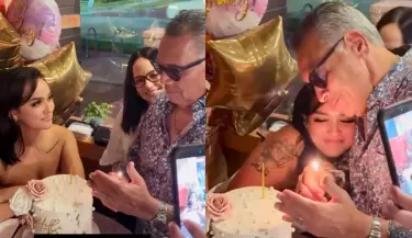 Daniela Darcourt es sorprendida por Tito Nieves previo a su cumplea�os