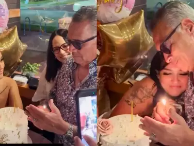 Daniela Darcourt es sorprendida por Tito Nieves previo a su cumplea�os