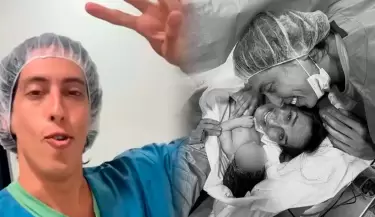 Mateo Garrido anuncia que ya naci� su hijo