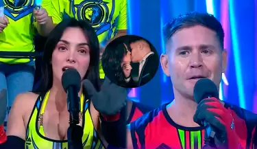Ros�ngela Espinoza encara a Pancho Rodr�guez y reviven su beso en EEG.