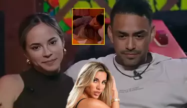 Novia de Diego Ch�varri reacciona tras oir a �l y Gabriela Herrera confesar que se gustan.