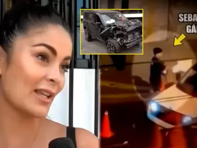 Laura Spoya aclara qu� retir� Sebasti�n G�lvez de su carro tras choque en Surco.