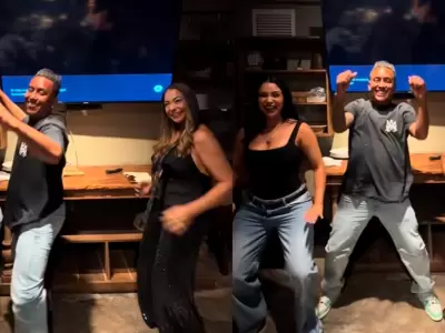 Christian Cueva sorprende bailando con Pamela Franco y Melanie Mart�nez.