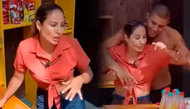 Pamela L�pez pierde la paciencia con Paul Michael por picante broma