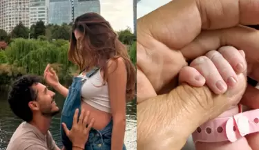 Darlene Rosas y su esposo Ricardo Oviedo tuvieron una ni�a.