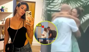 Tilsa Lozano es captada en besos con nuevo gal�n, pero �l la niega