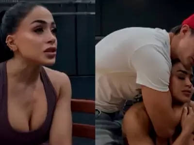 Onelia Molina se neg� a besar a Kevin D�az en reto de 'EEG'.