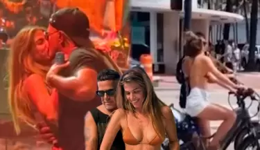 Periodistas espa�oles cuestionan relaci�n de Stephanie Cayo y Alejandro Sanz.