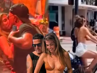 Periodistas espa�oles cuestionan relaci�n de Stephanie Cayo y Alejandro Sanz.