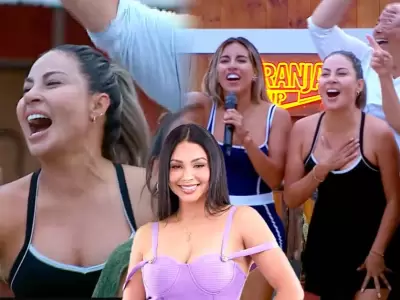 Pamela L�pez canta y baila la canci�n "Dile la verdad" de Pamela Franco