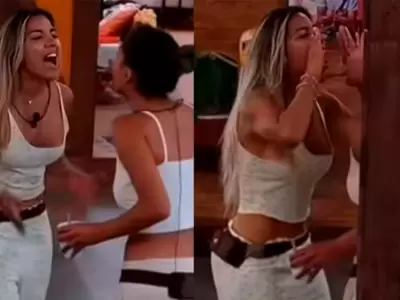 Gabriela Herrera y Samahara Lobat�n se enfrentaron en 'La Granja VIP'.