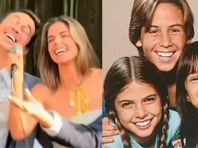 Stephanie Cayo y Bruno Ascenzo actuaron en la telenovela de los 90 'Travesuras del coraz�n'.
