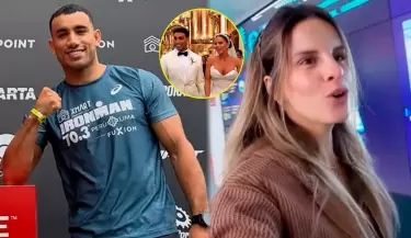 Said Palao y Alejandra Baigorria cumplen un a�o de casados, pero separados.