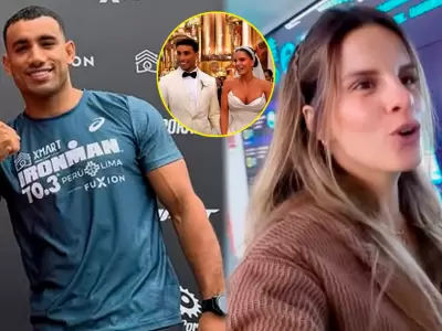 Said Palao y Alejandra Baigorria cumplen un a�o de casados, pero separados.