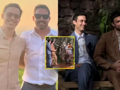 Hermano de Bruno Ascenzo ofici� su boda con Adri�n Bello en Cusco.